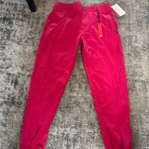 Men’s Redvanly Halliday Golf Pull on Jogger in Sangria NWT